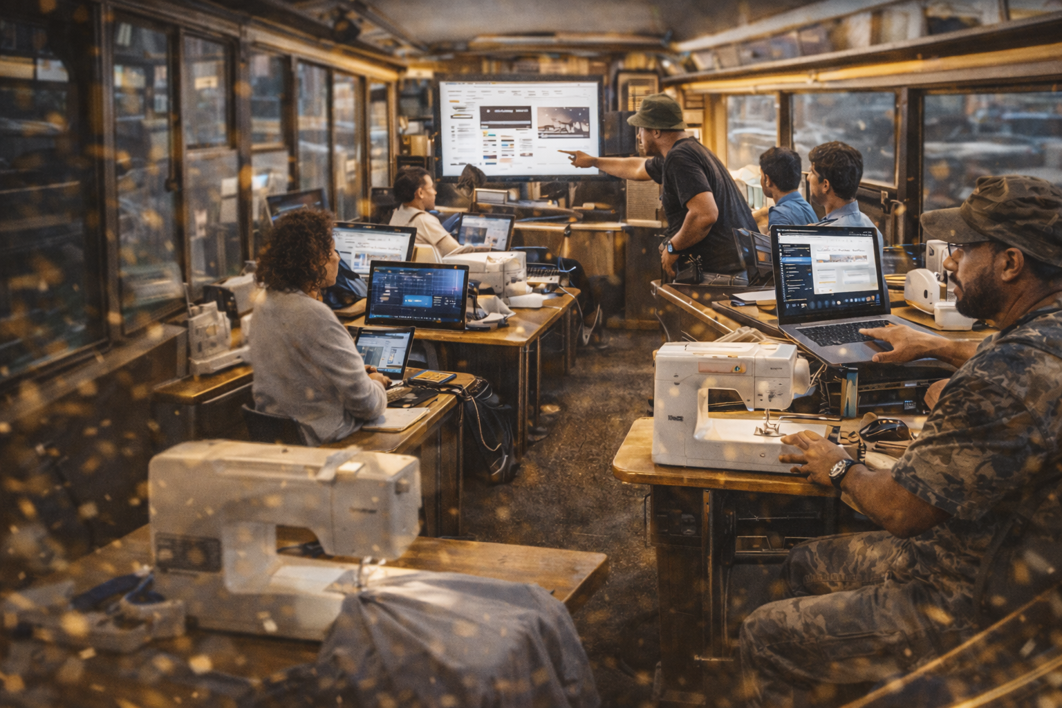 Sewing and production training
